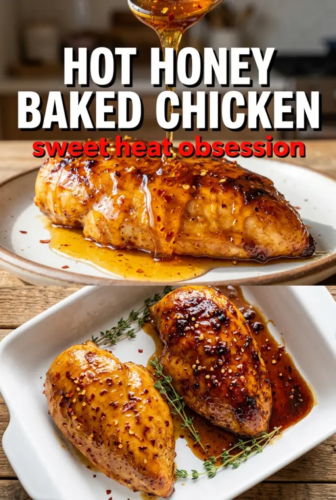 Hot Honey Baked Chicken Breasts
