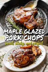 Maple Glazed Pork Chops