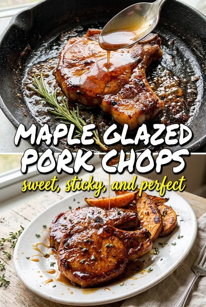 Maple Glazed Pork Chops