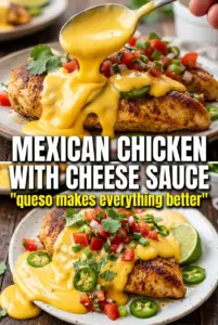 Mexican Chicken with Cheese Sauce