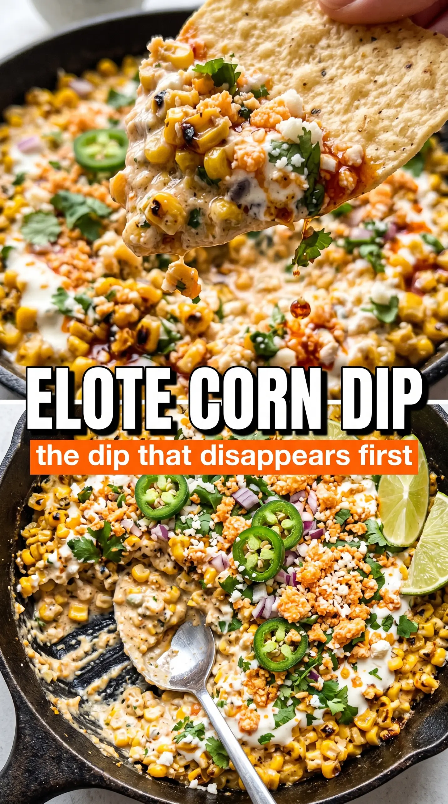 Mexican Corn Dip creamy charred, zesty, cheesy