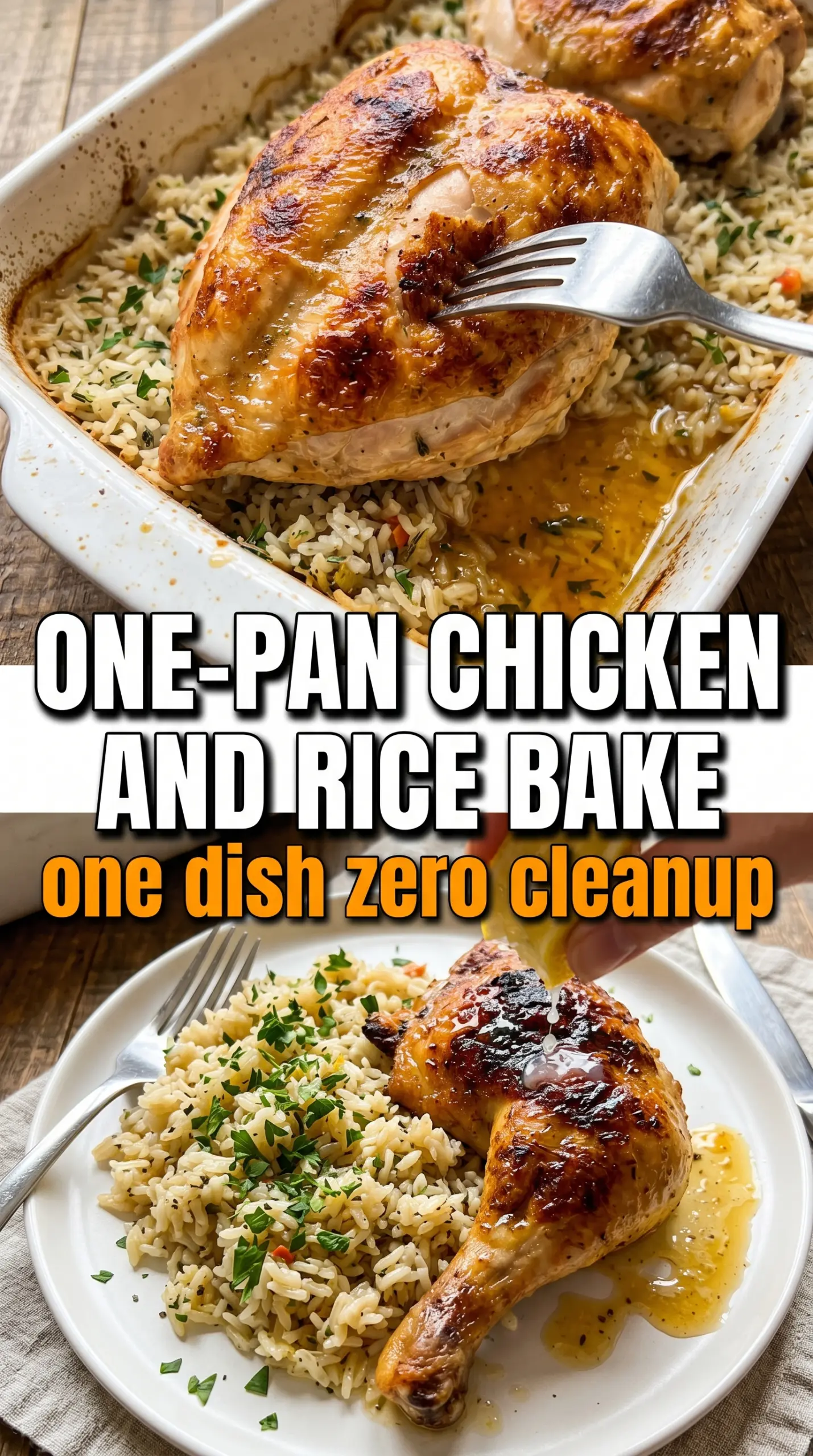 Prepared recipe ready to serve