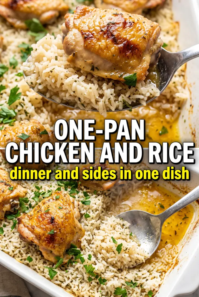 One-Pan Chicken and Rice Bake