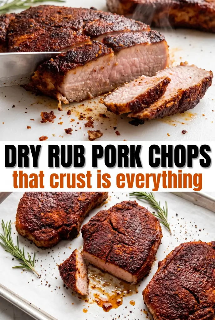 Oven Baked Pork Chops with Dry Rub