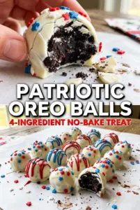 Patriotic Oreo Balls