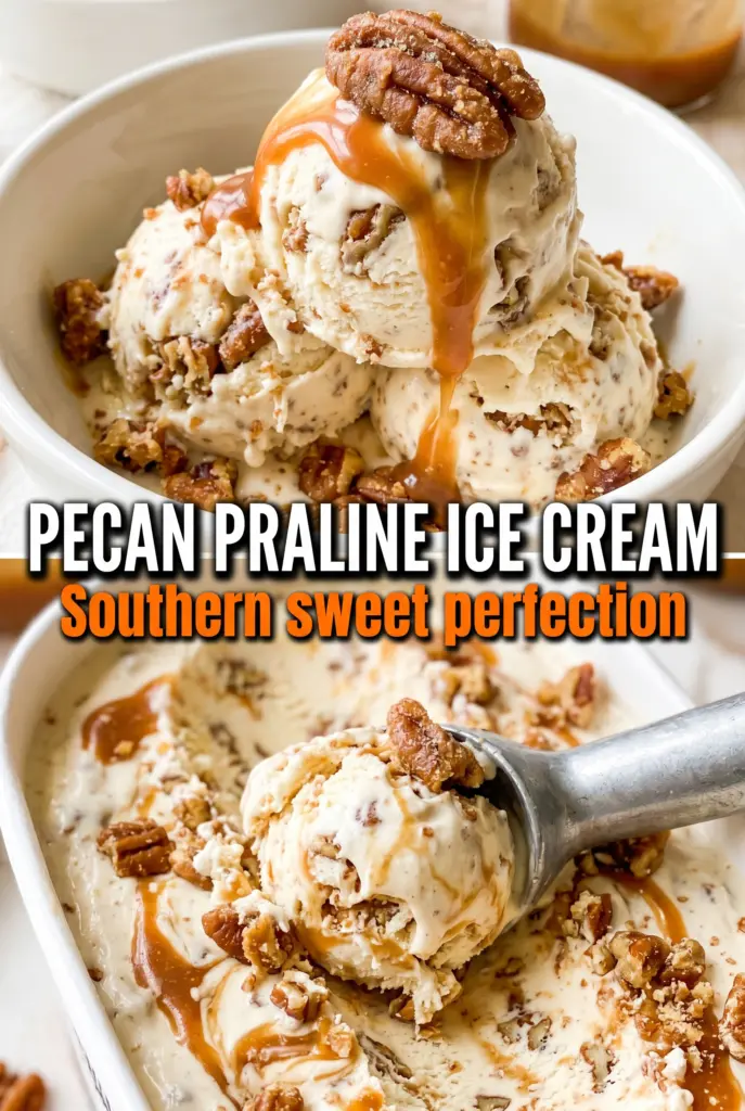 Pecan Praline and Cream Ice Cream