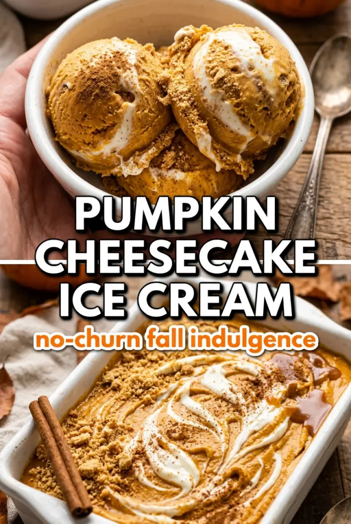 Pumpkin Cheesecake Ice Cream
