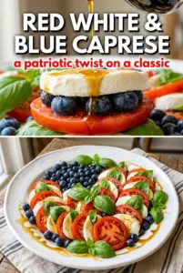 Red, White & Blue Caprese Salad