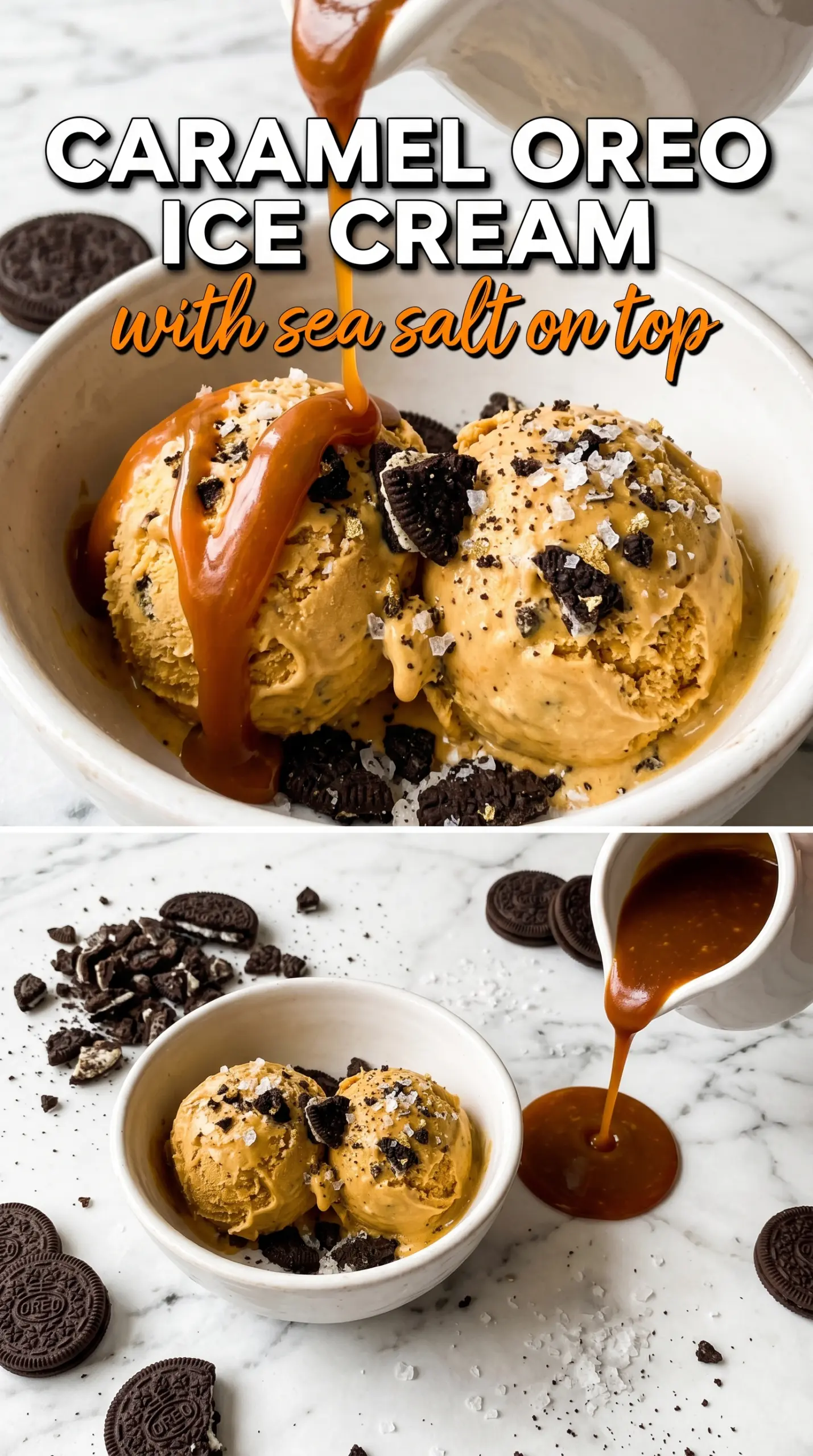 Scoop of homemade ice cream in a bowl