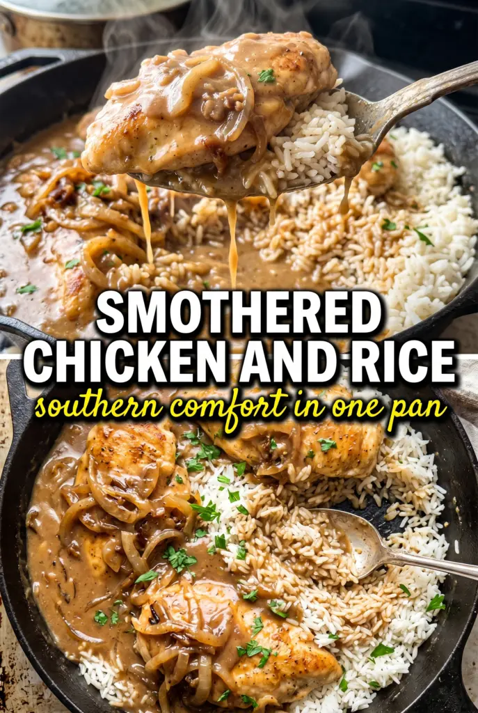Smothered Chicken and Rice