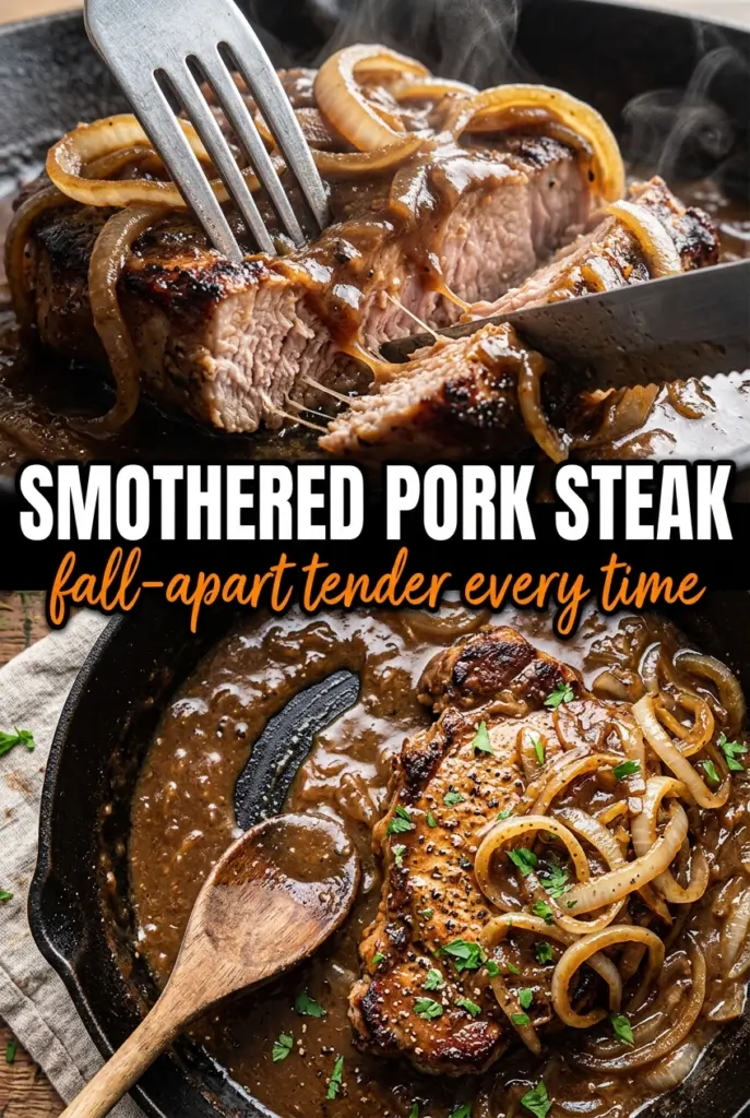 Smothered Pork Steak