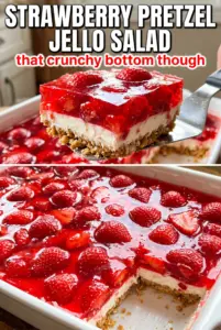 Strawberry Pretzel Jello Salad