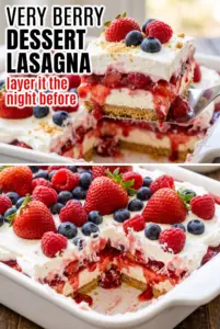 Very Berry Dessert Lasagna