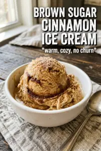 Brown Sugar Cinnamon Ice Cream