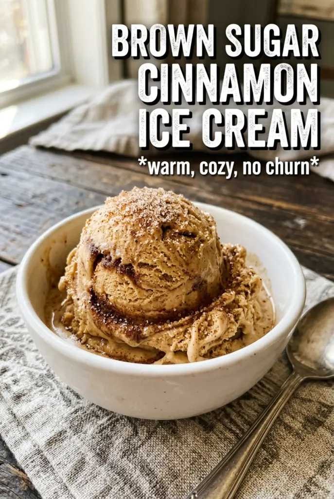 Brown Sugar Cinnamon Ice Cream