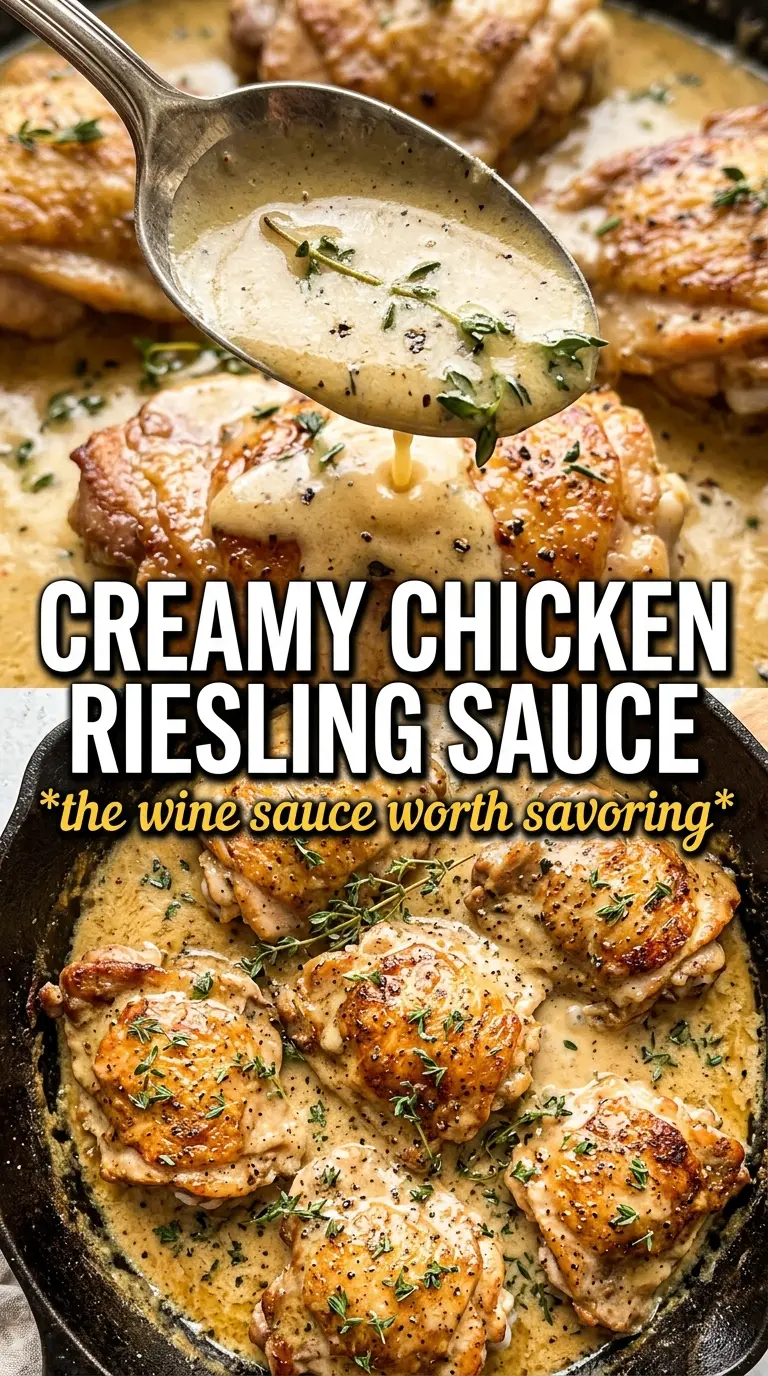 Creamy Chicken Riesling golden chicken, silky sauce, tarragon