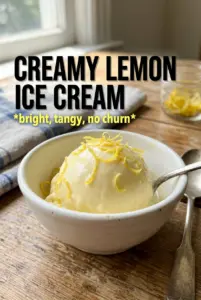 Creamy Lemon Ice Cream