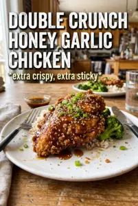 Double Crunch Honey Garlic Chicken Breasts