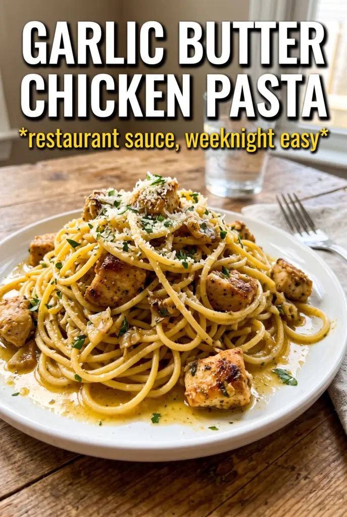Garlic Butter Chicken Pasta