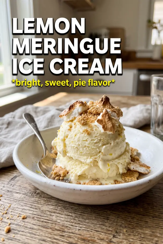 Lemon Meringue Ice Cream