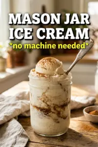 Mason Jar Ice Cream