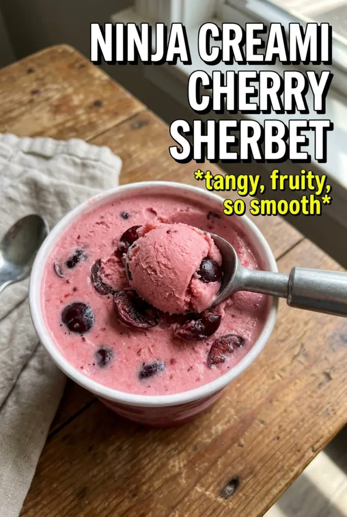Ninja Creami Cherry Sherbet