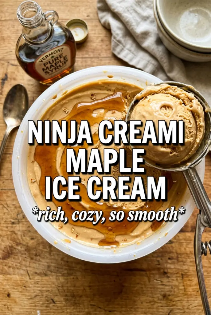 Ninja Creami Maple Ice Cream