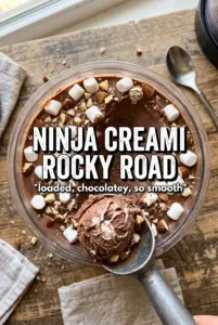 Ninja Creami Rocky Road Ice Cream