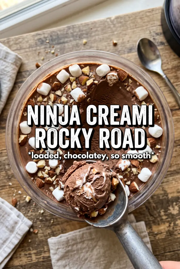 Ninja Creami Rocky Road Ice Cream