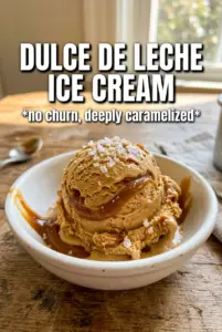 No-Churn Dulce de Leche Ice Cream