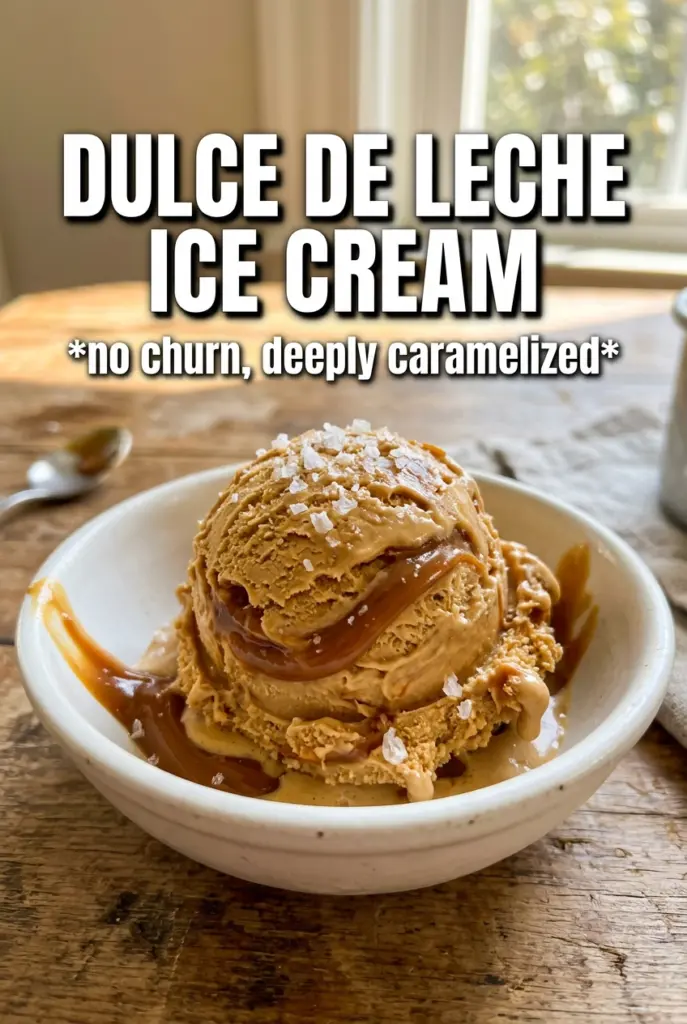 No-Churn Dulce de Leche Ice Cream