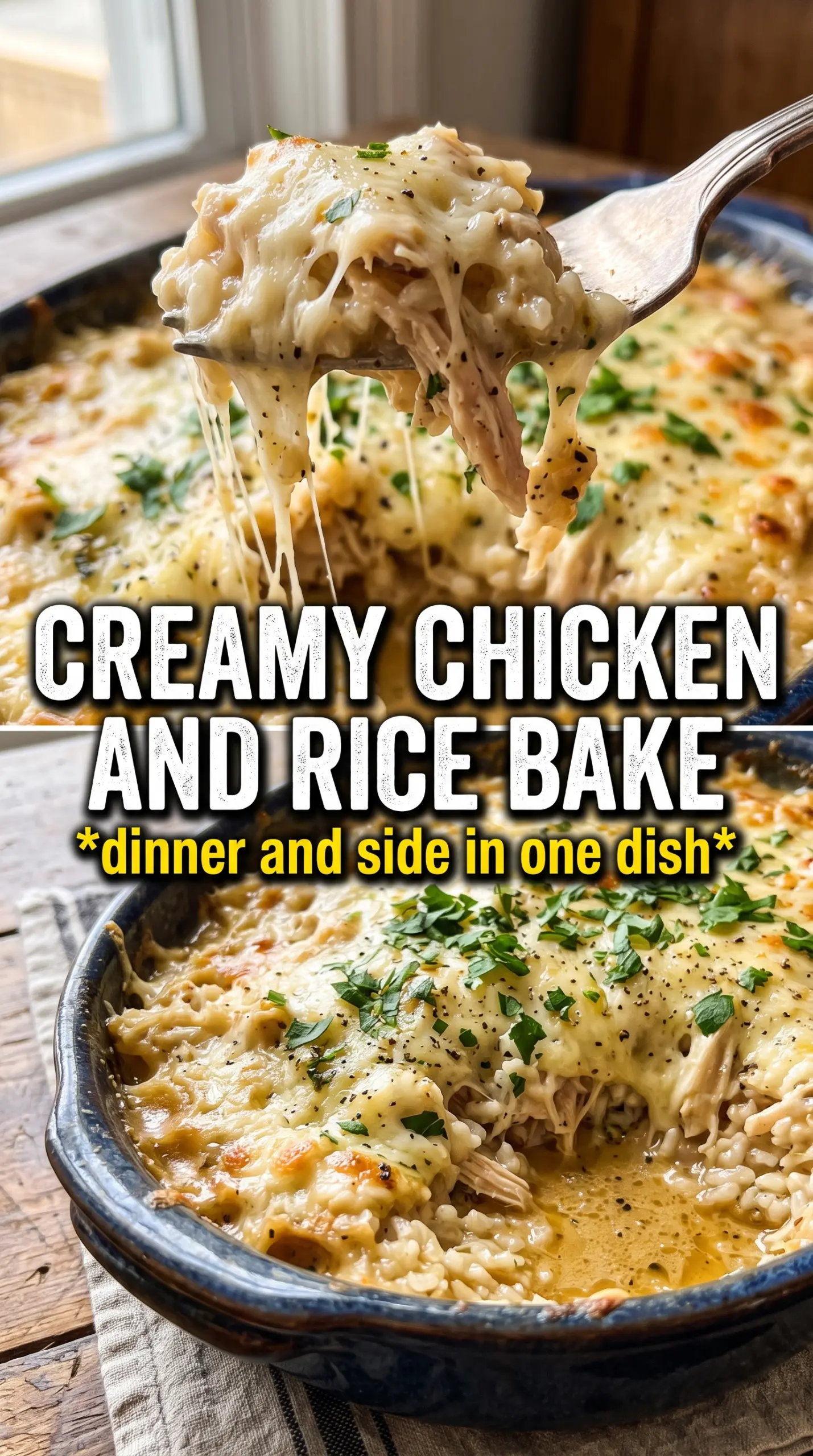 Pioneer Woman chicken rice bake savory casserole