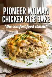 Pioneer Woman Chicken Rice Bake