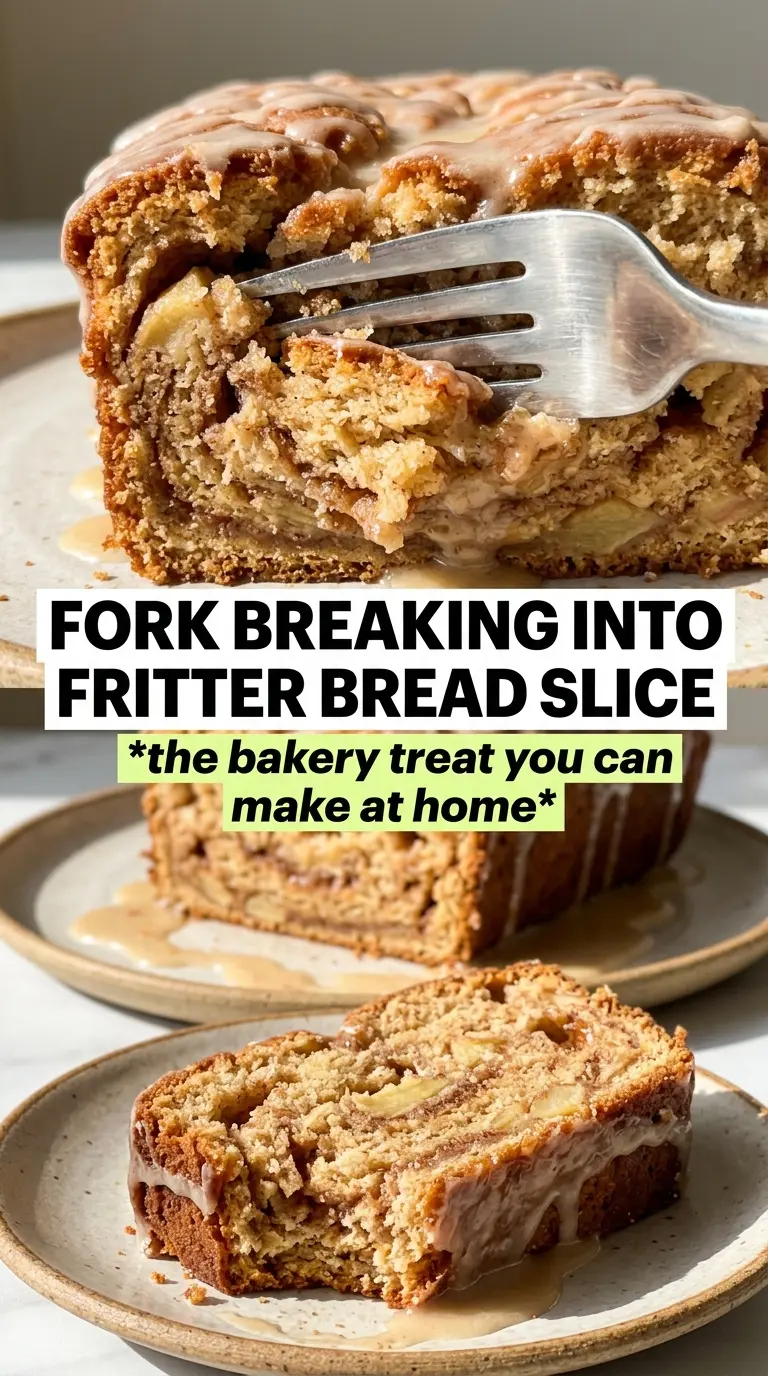 Amish Apple Fritter Bread cinnamon-sugar glaze apples