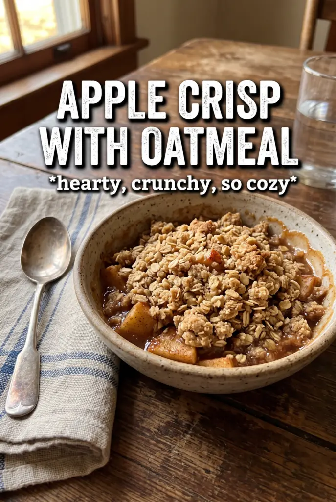 Apple Crisp With Oatmeal