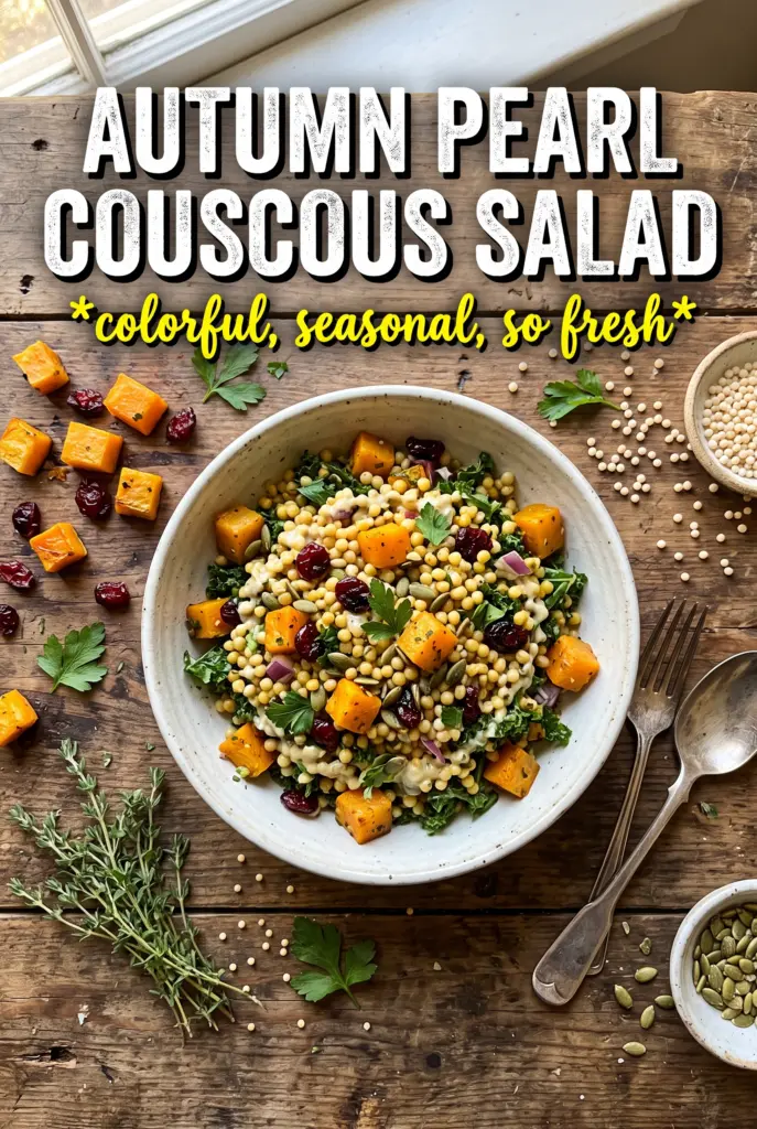 Autumn Pearl Couscous Salad