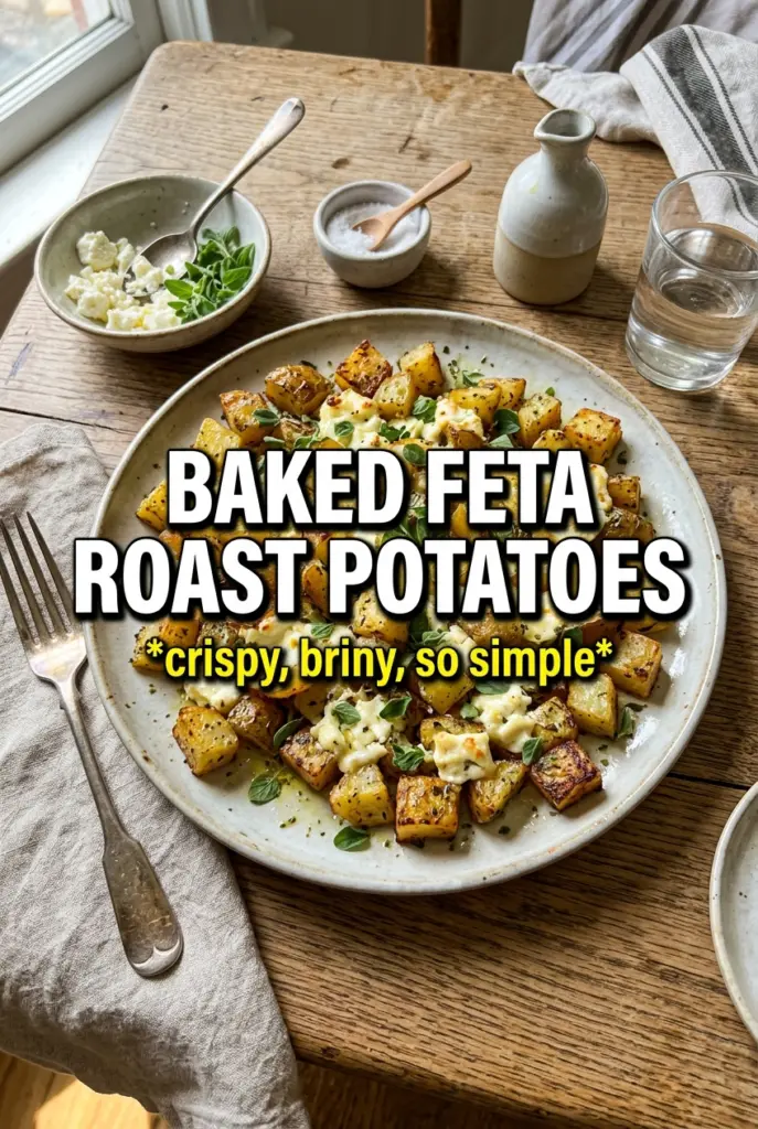 Baked Feta Roast Potatoes