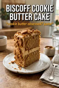 Biscoff Cookie Butter Cake