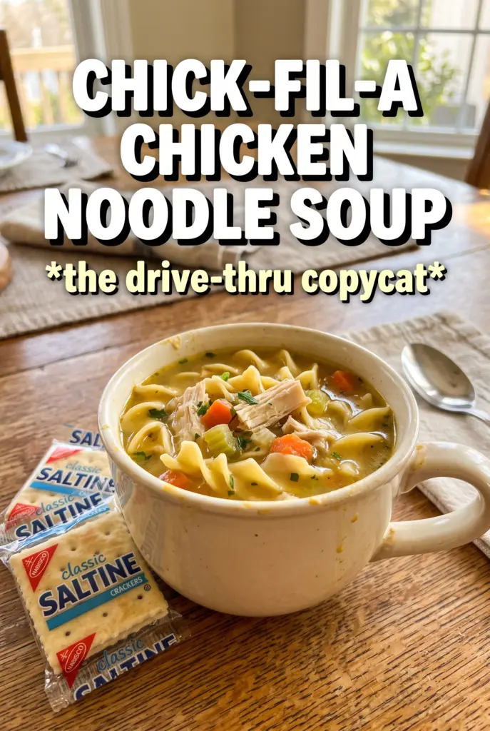 Chick-fil-A Chicken Noodle Soup