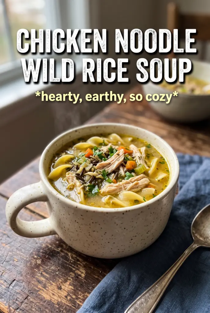 Chicken Noodle and Wild Rice Soup