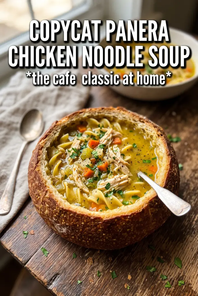 Copycat Panera Bread Chicken Noodle Soup