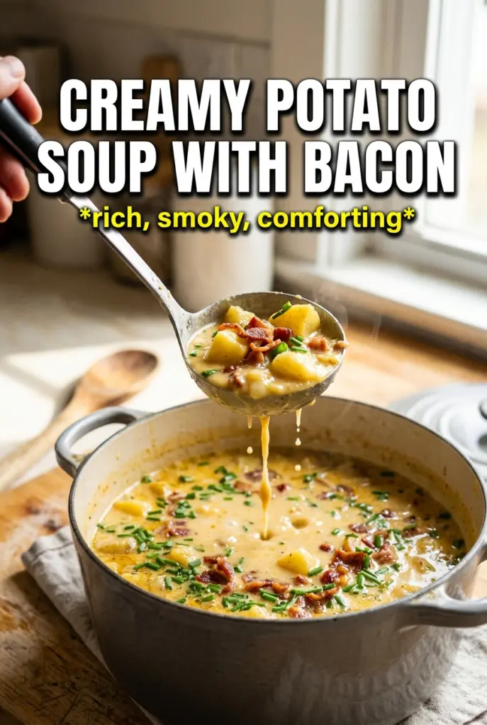 Creamy Potato Soup With Bacon