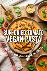 Sun-Dried Tomato Vegan Pasta
