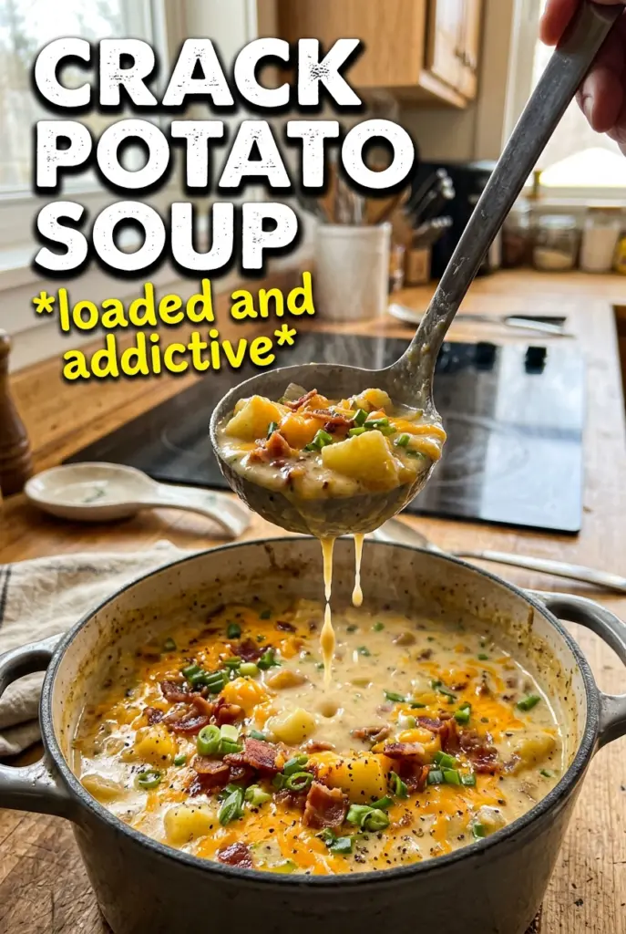 Crock Pot Crack Potato Soup