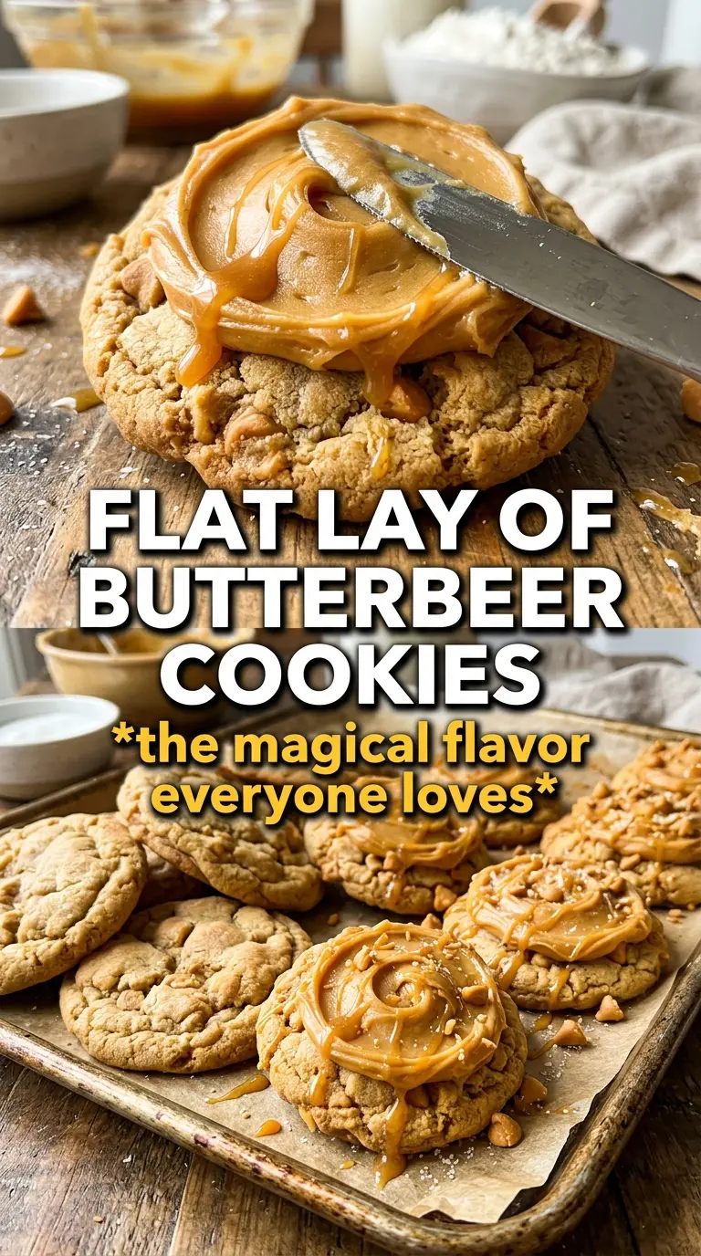 Harry Potter Butterbeer Cookies soft frosted butterscotch