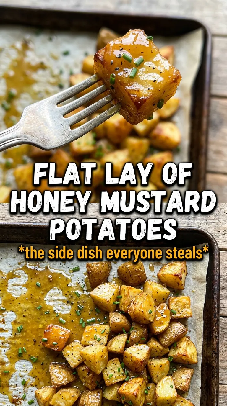 Honey Mustard Potatoes caramelized glazed rosemary
