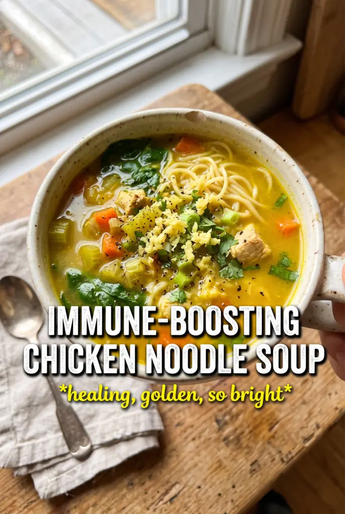 Immune-Boosting Chicken Noodle Soup