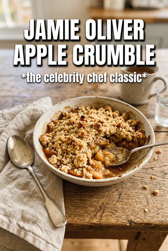 Jamie Oliver Apple Crumble