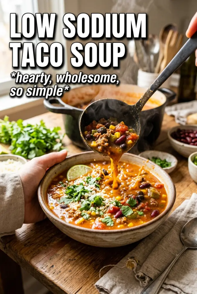 Low Sodium Taco Soup