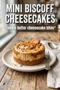 Mini Biscoff Cheesecakes